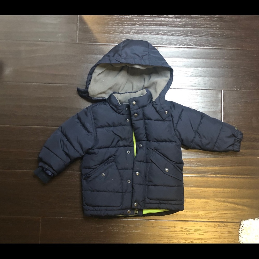 Baby GAP Toddler Boys Fleece Lined Puffer Jacket